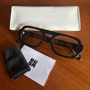 Elisa Johnson Jane mini Black Sunglasses